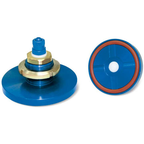 Ventouse circulaire - 050110 - VUOTOTECNICA - en silicone / en caoutchouc / en aluminium anodisé