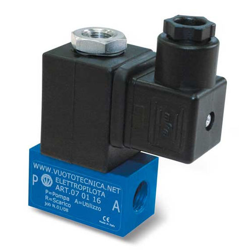 Électrovanne à commande directe - 070x16 series - VUOTOTECNICA - 3 voies / normalement fermée / pour le vide
