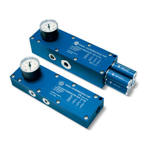 Éjecteur Venturi multi-étagé - PVP MX series - VUOTOTECNICA - en acier inoxydable