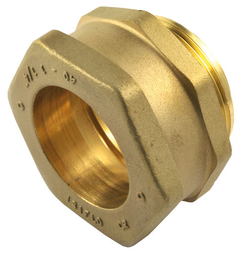 Adaptateur hydraulique pour tuyaux - 142 - Isiflo AS - fileté / en laiton / droit