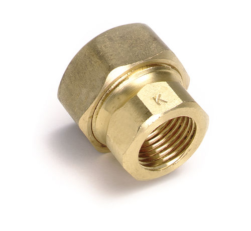 Adaptateur hydraulique pour tuyaux - 50137 series - Isiflo AS - femelle / en laiton / droit