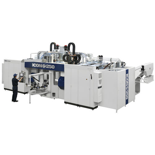 Centre d'usinage CNC 4 axes - ICON 6-250 - Hydromat - vertical / HSK A-63 / 12 outils