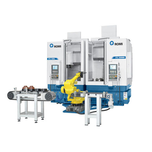 Centre de tournage vertical - VTL 500 series - Romi - CNC / 2 axes / rigide