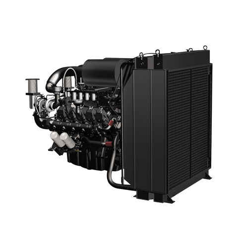 Moteur à gaz naturel - GV180TI - HD HYUNDAI INFRACORE - à 10 cylindres / turbo / pour groupe électrogène