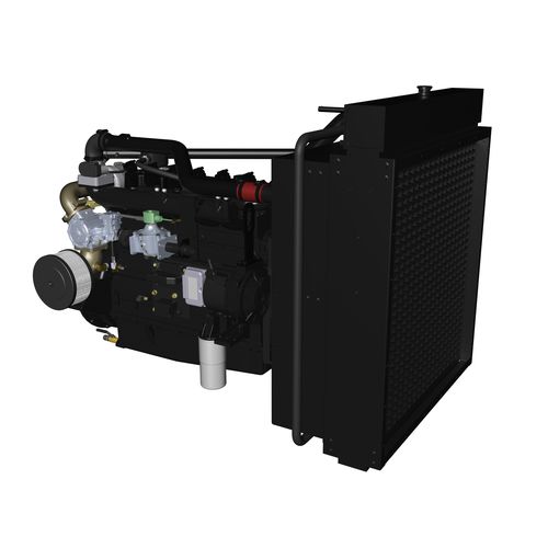 Moteur à gaz naturel - GE08TI - HD HYUNDAI INFRACORE - à 6 cylindres / turbo / en ligne