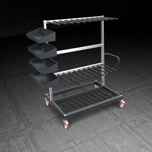 Chariot de transport - TAGLIO - Emmegi Group - aluminium / de profilés / à roulettes