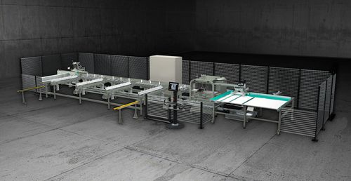 Machine de découpe CNC - V-CUT - Emmegi Group - à lame rotative / pour PVC / pour aluminium