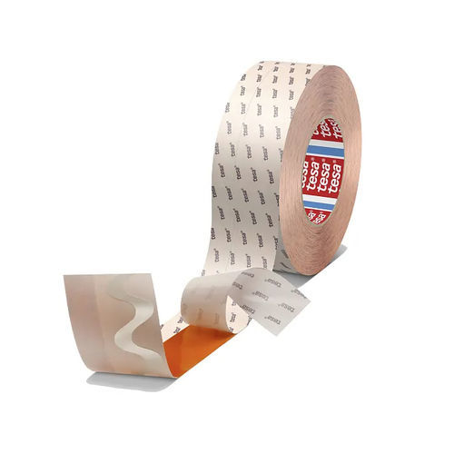 Ruban adhésif de fixation - 51680 - Tesa - en papier lisse / acrylique / orange