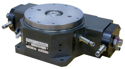 Plateau diviseur pneumatique - P160 - MCPI SAS - horizontal / pour machine-outil / à denture plane