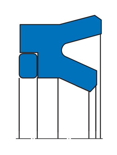 Joint à lèvre - NI 250 - Simrit - en U / de tige / simple effet