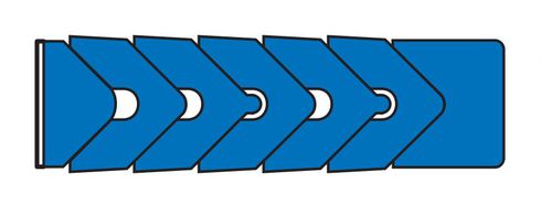 Joint d'étanchéité chevron - TE - Simrit - V-ring / en PTFE