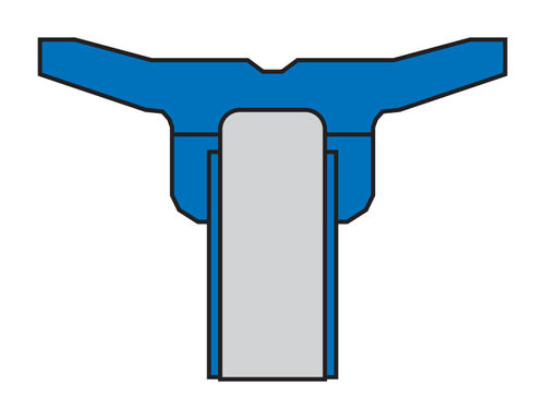 Joint d'étanchéité à lèvre - TDUOP AIR - Simrit - en acier / de piston / pneumatique