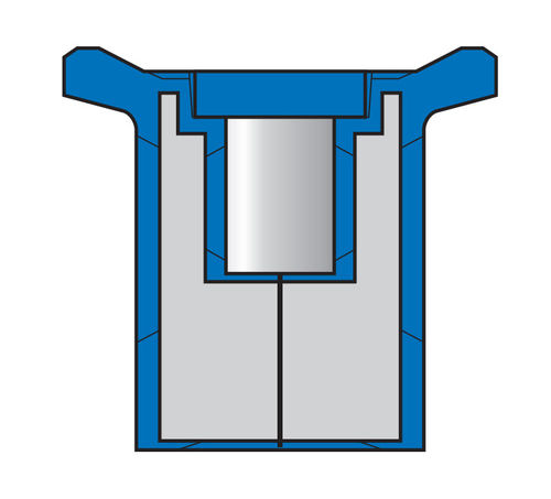 Joint d'étanchéité à lèvre - TDUOP M - Simrit - en aluminium / de piston / pneumatique