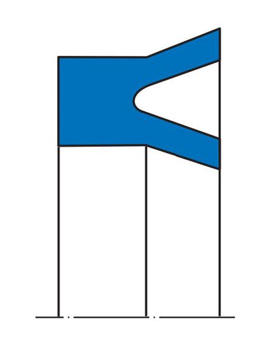 Joint torique - N 1 - Simrit - en caoutchouc / de tige / simple effet