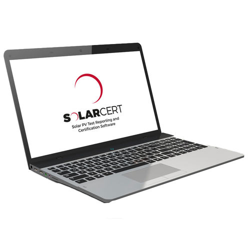 Logiciel de reporting - SolarCert - Seaward - d'installation photovoltaïque
