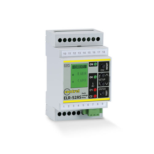 Relais de protection de fuite à la terre - ELR-52AS - Contrel elettronica - de courant / AC / sur rail DIN