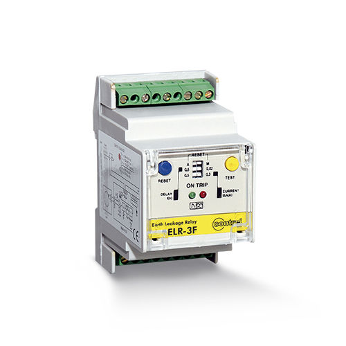 Relais de protection de fuite à la terre - ELR-3F series - Contrel elettronica - 2NO/NF / AC / DC
