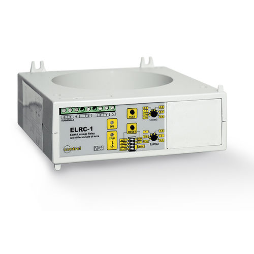 Relais de protection de fuite à la terre - ELRC-1 - Contrel elettronica - 1NO/NF / à montage sur panneau / sur rail DIN