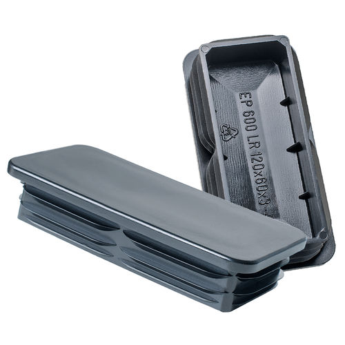 Bouchon à ailettes - EP 600  - PROTEC - rectangulaire / mâle / en polyéthylène basse densité (PEBD)