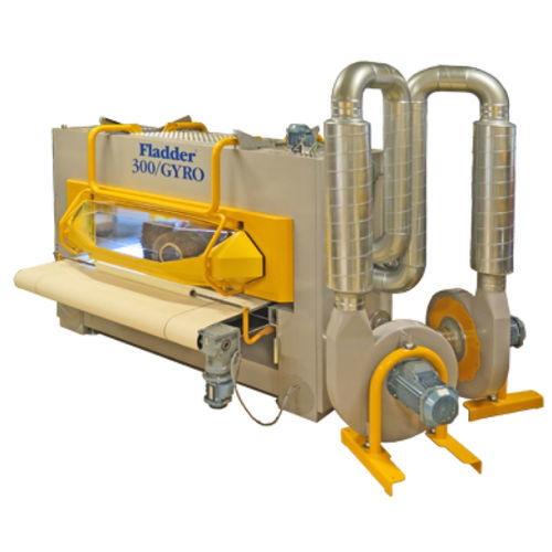 Ébavureuse à brosse - FLADDER® 300/GYRO Widebody - Fladder - de brossage / de pièces métalliques / pour pièce de grande dimension