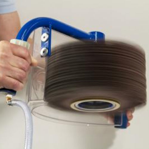 Ponceuse polisseuse à rouleaux - FLADDER® 250/AIR - Fladder - portative / pneumatique / à brosse