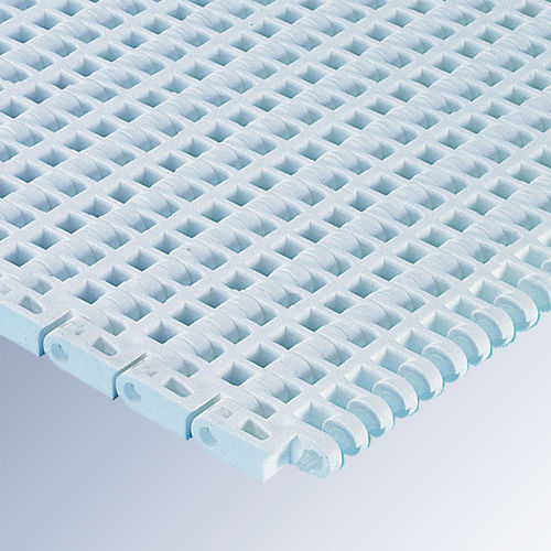 Bande de convoyeur ajourée - E20 series  - Afher Eurobelt - modulaire / en polypropylène / industrielle
