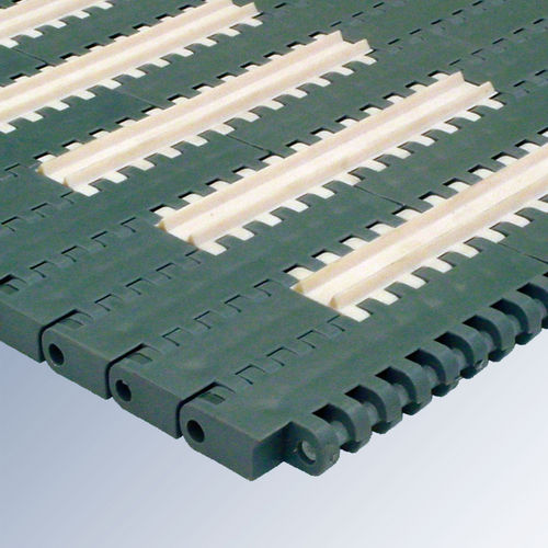 Bande de convoyeur modulaire - E20 series - Afher Eurobelt - en plastique / en caoutchouc / industrielle