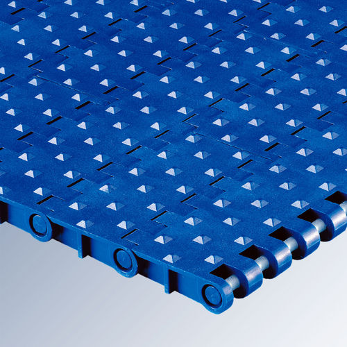 Bande de convoyeur modulaire - E50 series - Afher Eurobelt - en polypropylène / industrielle / antidérapante