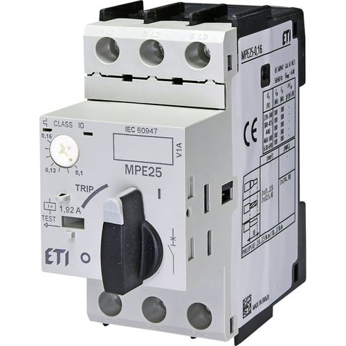Disjoncteur de protection moteur - 004648001 - ETI - thermique / pour surcharge / 3 pôles
