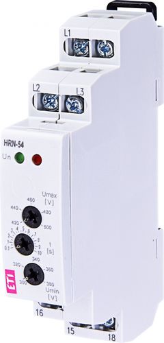 Relais de surveillance de sous-tension - 002471416 - ETI - de surtension / d'ordre de phases / 1NO/NF
