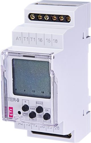 Thermostat électronique - 002471803 - ETI - réglable / sur rail DIN / numérique