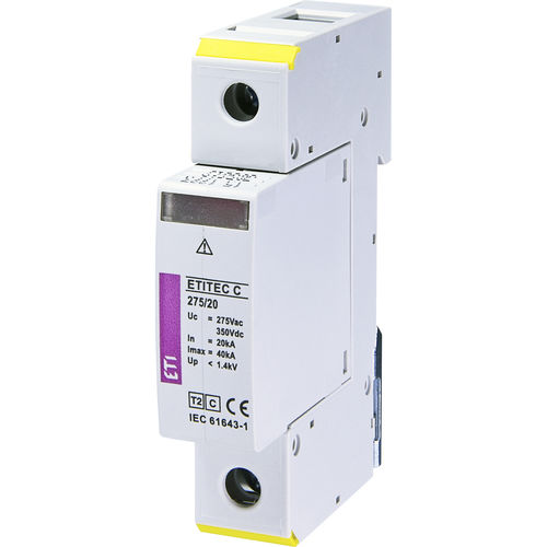 Parafoudre de type 2 - 002441510 - ETI - à décharge de gaz / modulaire / sur rail DIN