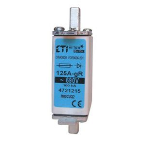 Fusible lame - 004721215 - ETI - Classe aR / pour semi-conducteur