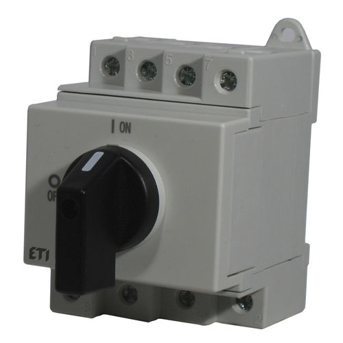 Interrupteur-sectionneur rotatif - 004660060 - ETI - basse tension / 2 pôles / DC