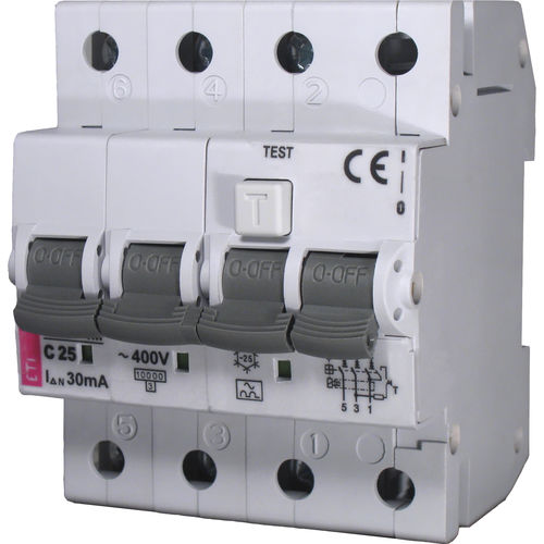 Dispositif différentiel à courant résiduel 2 pôles - 002174726 - ETI - sur rail DIN / compact
