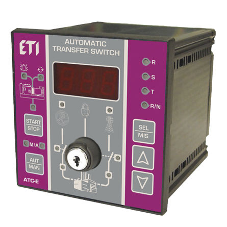 Commutateur de transfert automatique - 004656573 - ETI - à circuit fermé / triphasé / monophasé