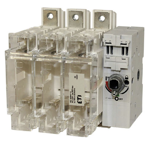 Disjoncteur à coupure de charge 3 pôles - 004661800 - ETI - modulaire / à fusible