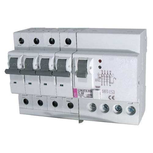 Dispositif différentiel à courant résiduel AC - 002056718 - ETI - 4 pôles / modulaire / sur rail DIN