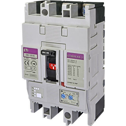 Disjoncteur thermique - 004671042 - ETI - basse tension / contre les courts-circuits / ajustable