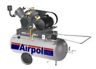 Compresseur à piston - AB25-380-240 - Airpol - d'air / à moteur électrique / sur roulette