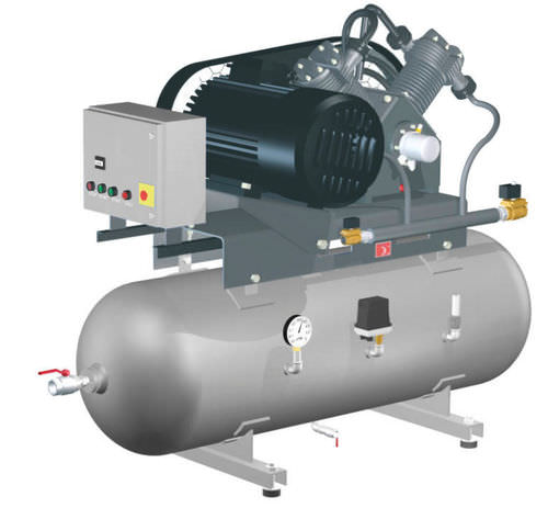 Surpresseur à piston - ADP300-150 - Airpol - d'air comprimé / à deux étages / avec réservoir