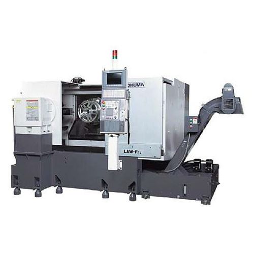 Centre de tournage CNC - LAW-FII - OKUMA EUROPE GMBH - vertical / 2 axes / 12 outils