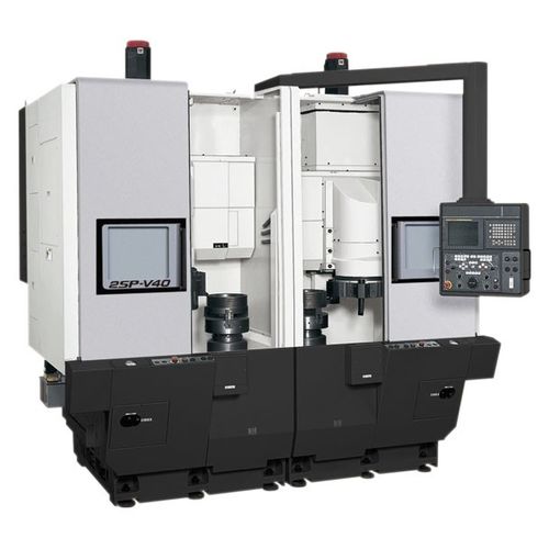 Tour CNC - 2SP-V40 - OKUMA EUROPE GMBH - vertical / 4 axes / à deux broches