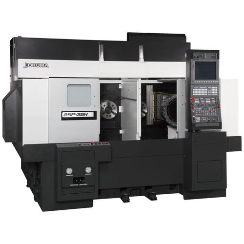 Tour CNC - 2SP-35H - OKUMA EUROPE GMBH - horizontal / à deux broches / 12 outils