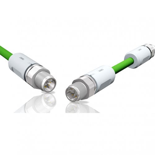 Connecteur de données - CONEC Elektronische Bauelemente GmbH - Ethernet / surmoulé / M12