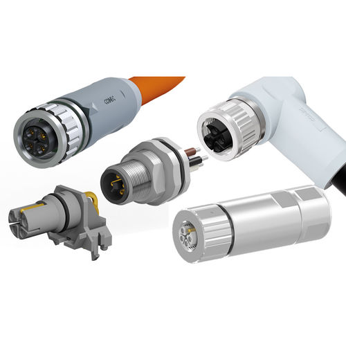 Connecteur d'alimentation électrique - CONEC Elektronische Bauelemente GmbH - DIN / à montage sur panneau / M12x1