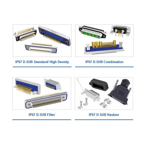 Connecteur D-Sub - CONEC Elektronische Bauelemente GmbH - de données / à usage industriel / IP67