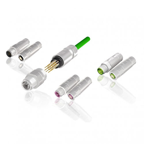 Connecteur de données - CONEC Elektronische Bauelemente GmbH - Ethernet / à sertir / M12