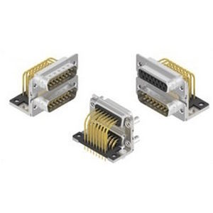Connecteur double ports - CONEC Elektronische Bauelemente GmbH - de données / D-Sub / rectangulaire