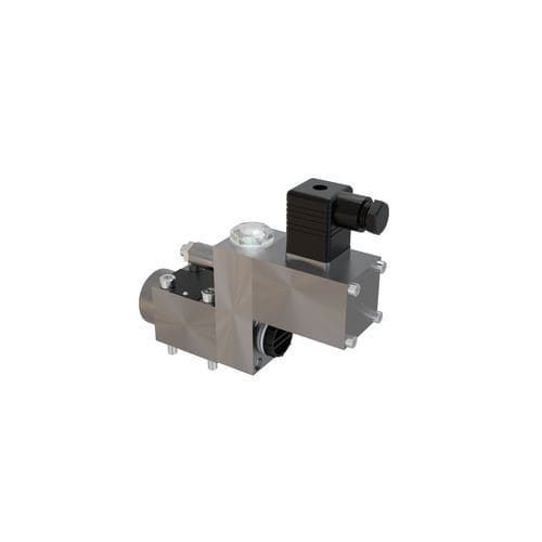 Distributeur hydraulique à soupape - 6244270  - Hauhinco - avec actionnement manuel / 2/2 voies / normalement fermé